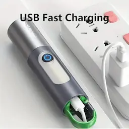 Mini Portable Rechargeable Led flashlight with Power Bank