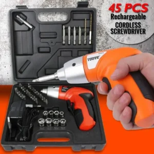 45PCS product product product product product CORDLESS SCREWDRIVER 45PCS