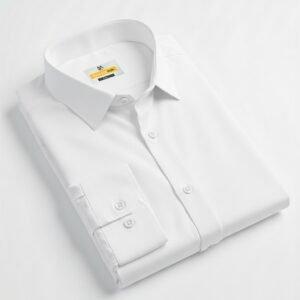 Ironless Micro-Spandex Shirt (White)